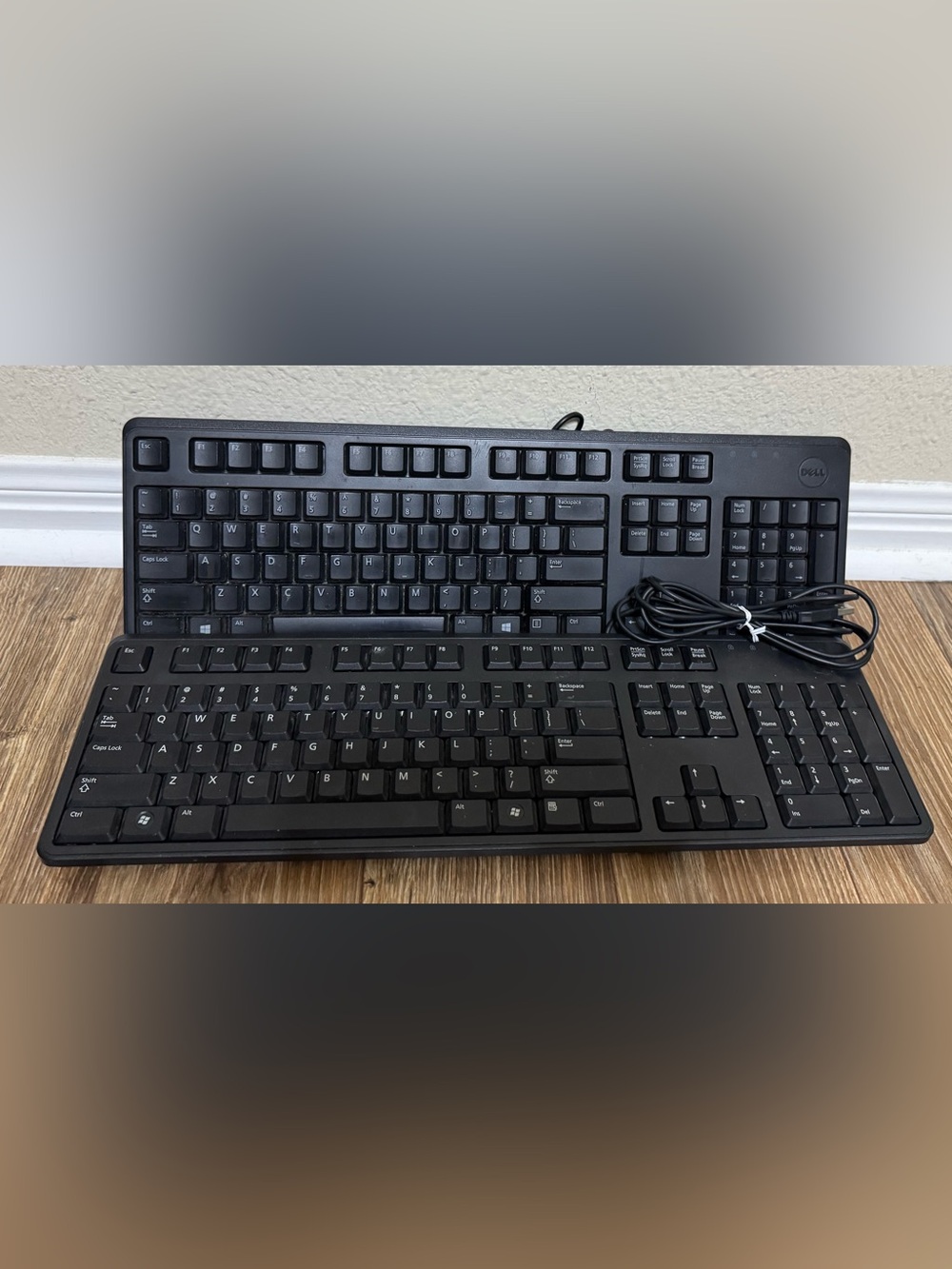 Dell Black Wired USB Full-Size Keyboard Lot of 5